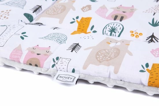 Nov?y Nov Y - Boxkleed 75x95 Cm - Bos Dieren - Bosdieren - Grijs 5 Nov?y Nov Y - Boxkleed 75x95 Cm - Bos Dieren - Bosdieren - Grijs - Afbeelding 3