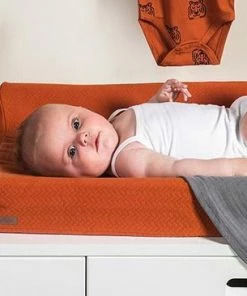 Jollein Aankleedkussenhoes Brick Velvet 50x70cm - Rust -Sophie Shop 550x366 171