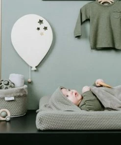 Baby's Only Gebreide Wikkeldeken - Omslagdoek Baby Sky - Teddy Voering - Urban Green - 75x75 Cm - Geschikt Voor Drie- En Vijfpuntsgordel -Sophie Shop 550x366