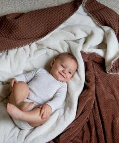 Koeka Baby Dekentje Wieg Teddy Vik - Bruin - 75x100cm -Sophie Shop 550x366 38