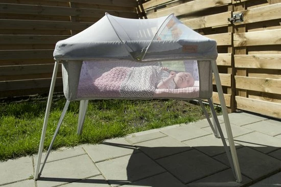 A3 Baby & Kids Soozly Inklapbare Reiswieg & Campingbed Grijs 8 A3 Baby & Kids Soozly Inklapbare Reiswieg & Campingbed Grijs - Afbeelding 6