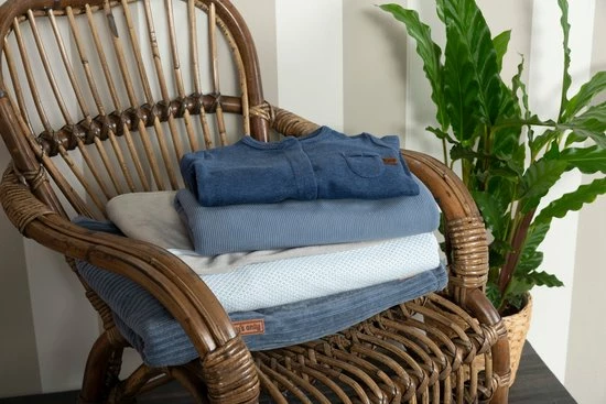 Baby's Only Ledikantdeken Teddy - Baby Deken Sense - Vintage Blue 13 Baby's Only Ledikantdeken Teddy - Baby Deken Sense - Vintage Blue - Afbeelding 11