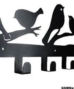 Kidswall Kinderkapstok - Vogels - Kinderkapstok Haakjes - Babykamer Kapstokken - Babykamer - 6 Haken – Design Kapstokken - Inclusief Bevestigingsmateriaal – Wandkapstok - Babykameraccessoires - Kinderkamer Haakjes - Zwart - Modern -Sophie Shop 550x374 1