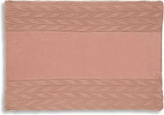 Jollein Aankleedkussenhoes Spring Knit 50x70cm - Rosewood 6 Jollein Aankleedkussenhoes Spring Knit 50x70cm - Rosewood - Afbeelding 4