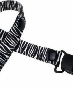Fopspeenkoord.nl Speenketting Zwart Wit - Zebra Print