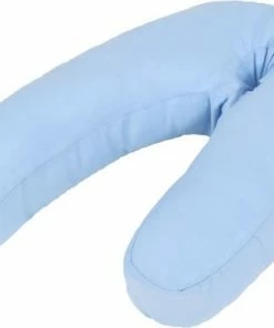 VidaXL Zwangerschapskussen J-vormig 54x(36 - 43) Cm Blauw