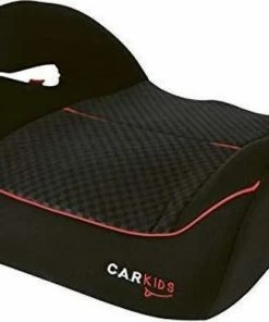 Carkids Auto Zitverhoger Zwart En Rood | Autostoel Groep 3 Met Isofix | Kinderen Vanaf 125 Cm | 22-36 Kg