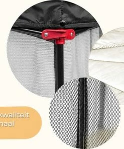 Deryan Draagbare Kinderbox - Cream - Vaste Matrasbodem - Reisbox - Campingbedje -Sophie Shop 550x391 2