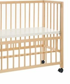 Wieg - Co-sleeper - 2 In 1 - 90 X 40 Cm - Incl. Matras - Nature - Massief Beukenhout Fillikid