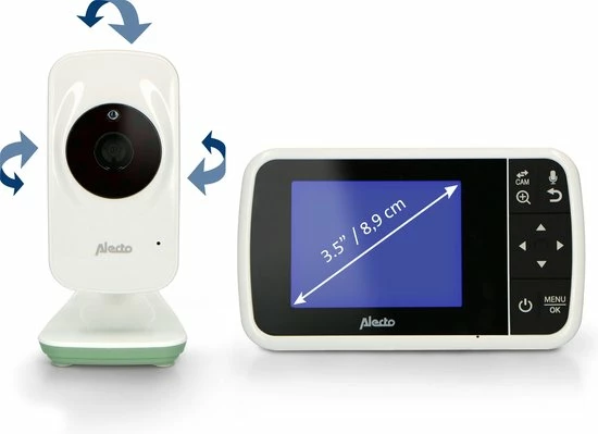 Alecto DVM135 - Babyfoon Met Camera - Temperatuurweergave - Wit 13 Alecto DVM135 - Babyfoon Met Camera - Temperatuurweergave - Wit - Afbeelding 11