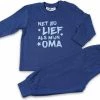 Fun2Wear - Pyjama Lief Als Oma - Navy Blauw - Maat 80 - Jongens -Sophie Shop 550x404