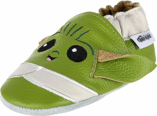 Baby-slofje.nl Groene Leren Babyslofjes Van Baby-Slofje Maat 22/23 - Green Yoda 5 Baby-slofje.nl Groene Leren Babyslofjes Van Baby-Slofje Maat 22/23 - Green Yoda - Afbeelding 3