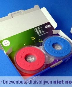 Voordelige Set 2x Tandendoosje - Firsty Round - Blauw/blauw - Jongens - Inclusief Logboekje Nederlands, Hoera-Sticker En Verzending -Sophie Shop 550x412 31