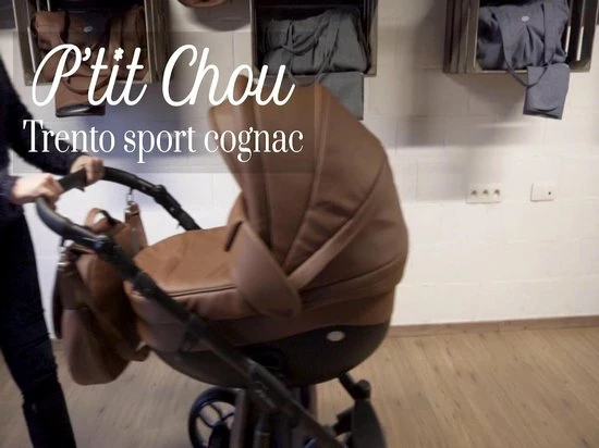 P'tit Chou Trento Cognac - Complete 3 In 1 Kinderwagen Set - Buggy + Autostoel + Incl. Accessoires 4 P'tit Chou Trento Cognac - Complete 3 In 1 Kinderwagen Set - Buggy + Autostoel + Incl. Accessoires - Afbeelding 2