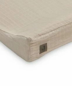 Jollein Aankleedkussenhoes Wrinkled 50x70cm - Nougat -Sophie Shop 550x412 99