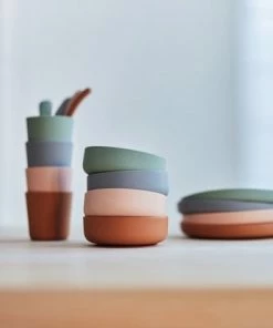 Jollein Kinderserviesset Siliconen 4-delig - Storm Grey -Sophie Shop 550x415 1