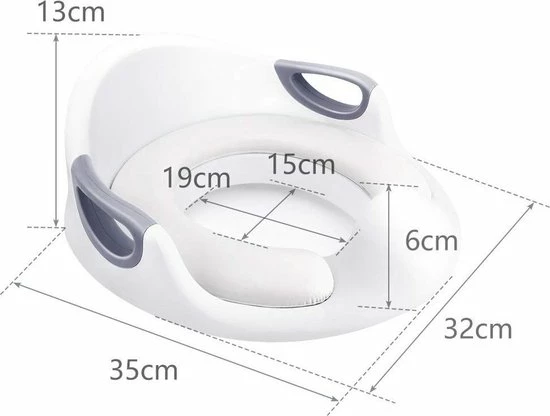 Deluxe HB Plaspotje - Zinaps Toiletzitting Kinderen Baby Potty Training Toilet Trainer Toiletzitting Kinderen Voor Jongens En Meisjes Geavanceerde Serie Comfortabele Ronde Handvat Dubbele Antislipontwerp Met Splash Guard (WK 02129) 6 Deluxe HB Plaspotje - Zinaps Toiletzitting Kinderen Baby Potty Training Toilet Trainer Toiletzitting Kinderen Voor Jongens En Meisjes Geavanceerde Serie Comfortabele Ronde Handvat Dubbele Antislipontwerp Met Splash Guard (WK 02129) - Afbeelding 4