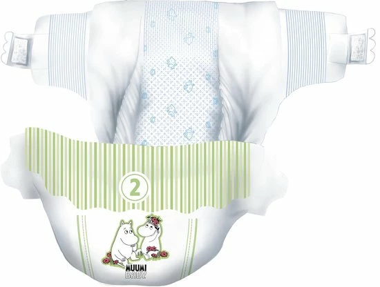 Eco Muumi Baby Luiers Maat 2 - 3-6 Kg - 58 Stuks - Ecologisch 7 Eco Muumi Baby Luiers Maat 2 - 3-6 Kg - 58 Stuks - Ecologisch - Afbeelding 5