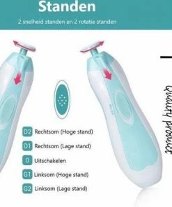 CK Webhandel Elektrische Baby Nagelknipper Nagelschaartje Nagelvijl Nageltrimmer Nagelsetje - Veilig En Zacht - Voor Baby En Volwassenen - Ultra Stil (slapend Knippen) - Draadloos -Sophie Shop 550x419 2
