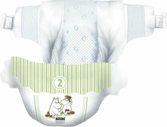 Eco Muumi Baby Luiers Maat 2 - 3-6 Kg - 58 Stuks - Ecologisch 5 Eco Muumi Baby Luiers Maat 2 - 3-6 Kg - 58 Stuks - Ecologisch - Afbeelding 3