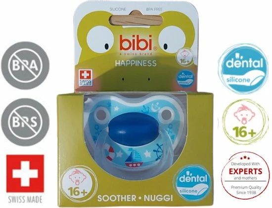 Bibi Happiness Play With Us Maritiem Dental Fopspeen 16 Maanden Plus Blauw 5 Bibi Happiness Play With Us Maritiem Dental Fopspeen 16 Maanden Plus Blauw - Afbeelding 3