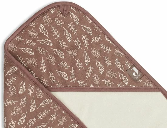 Jollein Badcape Meadow 75x75cm - Chestnut 5 Jollein Badcape Meadow 75x75cm - Chestnut - Afbeelding 3