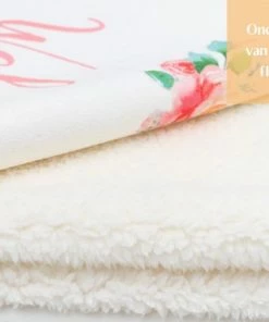 Flouer Mijlpaaldeken Bloemen - Milestone Deken - Kraamcadeau Meisje - Mijlpaaldeken Baby - Babyshower Meisje - Cadeau Baby Meisje - Kraamcadeautjes - Mijlpaal Deken - Milestone Blanket - Babyshower Cadeau -Sophie Shop 550x423