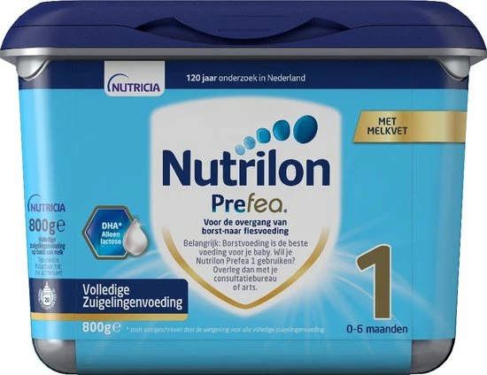 Nutrilon Prefea 1 - Flesvoeding Vanaf De Geboorte - 800g 3 Nutrilon Prefea 1 - Flesvoeding Vanaf De Geboorte - 800g