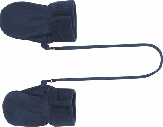 Playshoes Fleece Wanten Baby - Maat 0-6 Mnd - Donkerblauw 4 Playshoes Fleece Wanten Baby - Maat 0-6 Mnd - Donkerblauw - Afbeelding 2