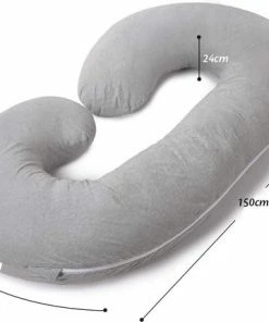 Ella Zwangerschapskussen Hoes - Overtrek Voor De C Vorm, Katoen, 150x70 Cm -Sophie Shop 550x430 2