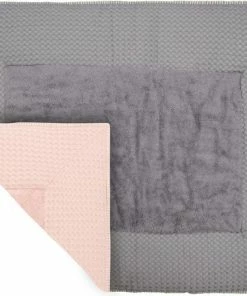 Koeka Boxkleed Wafel Amsterdam - Shadow Pink/grijs - 75x95cm