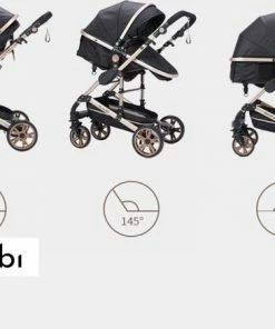 Hoobi? Hoobi Luxe Kinderwagen 3 In 1 - Buggy - Kinderwagen Met Stoel En Wieg Wandelwagen - Hoge Kwaliteit Blauw -Sophie Shop 550x437 3