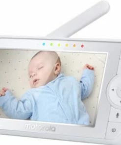 Motorola Nursery Babyfoon - Video Baby Monitor - VM35 - Wit - 5-inch Ouder Unit - Infrarood - Digitale Zoom - Terugspreekfunctie -Sophie Shop 550x438 2