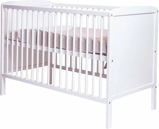 Cabino Bebies First Babykamer Dean Luxe - Babybed & Commode & Kast -Verstelbare Bodem - Wit/Eiken 4 Cabino Bebies First Babykamer Dean Luxe - Babybed & Commode & Kast -Verstelbare Bodem - Wit/Eiken - Afbeelding 2