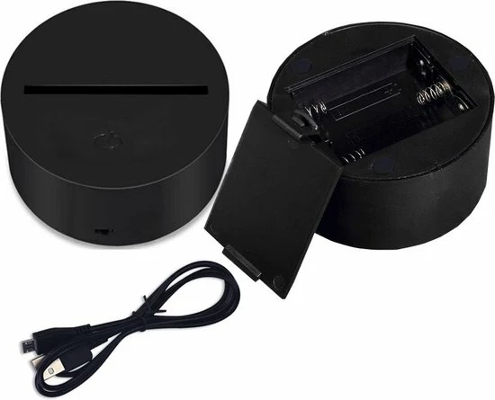 ANiMU 3D Lamp - 16 Kleuren - Camera - Fotocamera - Creatief - LED Illusie - Bureaulamp - Nachtlampje - Sfeerlamp - Dimbaar - USB Of Batterijen - Afstandsbediening - Cadeau 7 ANiMU 3D Lamp - 16 Kleuren - Camera - Fotocamera - Creatief - LED Illusie - Bureaulamp - Nachtlampje - Sfeerlamp - Dimbaar - USB Of Batterijen - Afstandsbediening - Cadeau - Afbeelding 5