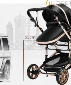 Merkloos Lioretti Luxe Baby Buggy 3 In 1 | Baby Wagen | Kinderwagen Met Stoel En Wieg | Inklapbaar | Hoge Kwaliteit | Combi | Zwart 25 Merkloos Lioretti Luxe Baby Buggy 3 In 1 | Baby Wagen | Kinderwagen Met Stoel En Wieg | Inklapbaar | Hoge Kwaliteit | Combi | Zwart -Sophie Shop 550x447 2