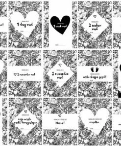 Illustrations By Ren?e Mijlpaalkaarten Baby - 25 Stuks Mijlpaalkaarten - Kraamkado - Milestone Cards - Milestone Kaarten - Milestone Baby Cards -Sophie Shop 550x450 4