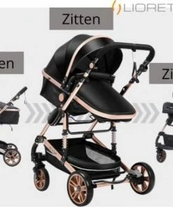 Merkloos Lioretti Luxe Baby Buggy 3 In 1 | Baby Wagen | Kinderwagen Met Stoel En Wieg | Inklapbaar | Hoge Kwaliteit | Combi | Zwart 37 Merkloos Lioretti Luxe Baby Buggy 3 In 1 | Baby Wagen | Kinderwagen Met Stoel En Wieg | Inklapbaar | Hoge Kwaliteit | Combi | Zwart -Sophie Shop 550x451 2