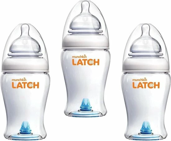 Munchkin Latch Bottle 240ml 3 Pack 3 Munchkin Latch Bottle 240ml 3 Pack
