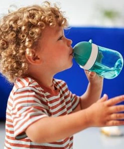 Mepal Mio Rietjesbeker 300 Ml Gegarandeerd Lekvrij Deep Turquoise Ideaal Voor Onderweg Drinkbeker Kinderen -Sophie Shop 550x455 7