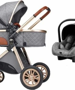 Hoobi? Hoobi - 3 In 1 Kinderwagen Luxe Kinderwagen - Buggy Wandelwagen - Multifunctioneel Opklapbaar Incl Autostoel Grijs -Sophie Shop 550x464 3