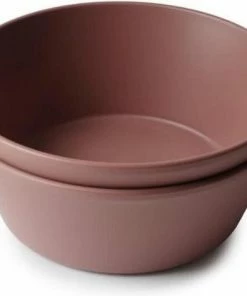 Siliconen Kommen - Mushie - Woodchuck - Set 2