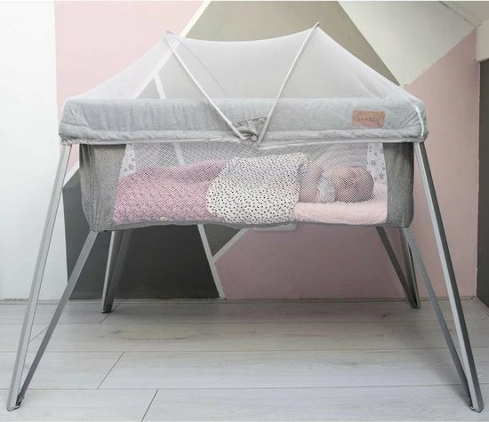 A3 Baby & Kids Soozly Inklapbare Reiswieg & Campingbed Grijs 16 A3 Baby & Kids Soozly Inklapbare Reiswieg & Campingbed Grijs - Afbeelding 14
