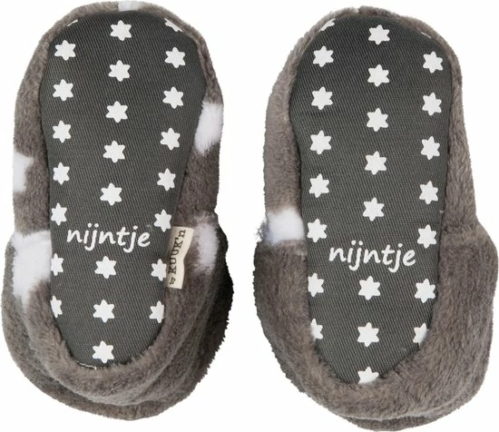 Nijntje, Baby Slofjes Grijs Allover 5 Nijntje, Baby Slofjes Grijs Allover - Afbeelding 3