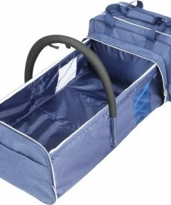 Merkloos Evisa -kindertas- Luiertas - Verzorgingstas - Blauw - Inclusief Isoleervak - Grote Capaciteit - Kinderbed -Sophie Shop 550x477 6