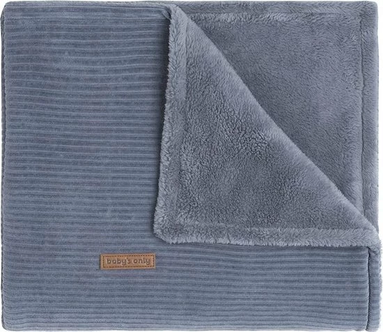 Baby's Only Ledikantdeken Teddy - Baby Deken Sense - Vintage Blue 3 Baby's Only Ledikantdeken Teddy - Baby Deken Sense - Vintage Blue