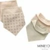 MINIIYOU Bandana Slabbetjes - Puntslabbetjes - Biologisch Katoen - Beige - 5 Stuks -Sophie Shop 550x480 4