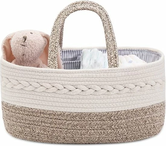 ?Baby Box Shop Kraammand - Met Drie Vakken - Babyshower - Kraamcadeau Meisje Of Jongen - Mooi, Praktisch En Overzichtelijk 3 ?Baby Box Shop Kraammand - Met Drie Vakken - Babyshower - Kraamcadeau Meisje Of Jongen - Mooi, Praktisch En Overzichtelijk