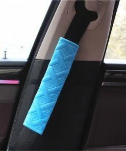 Hazl? Hazl Luxe Gordelhoezen - Auto Gordel Beschermer - Gordelkussen - Gordelhoes - Schouderhoezen - 2 Stuks - Blauw -Sophie Shop 550x485