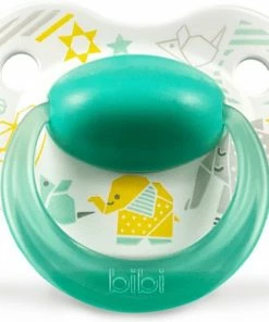 Bibi Happiness Favourites Dental Fopspeen 16 Maanden Plus Wit, Groen